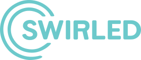 Swirled logo