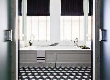 10 Patterned Bathroom Floors To Inspire Your Next Renovation