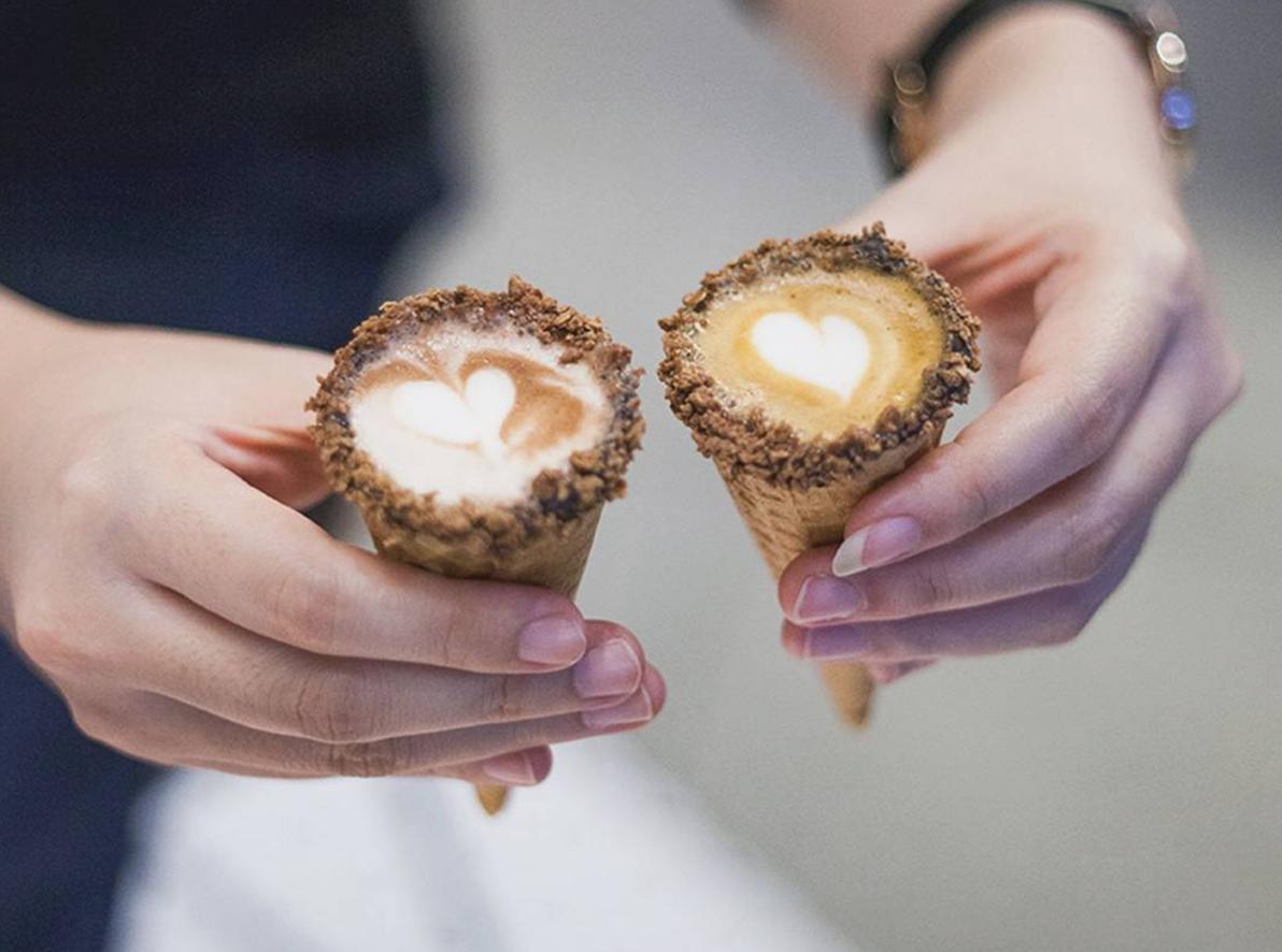 Coffee In A Cone Is The Most Instagrammable Trend This Year