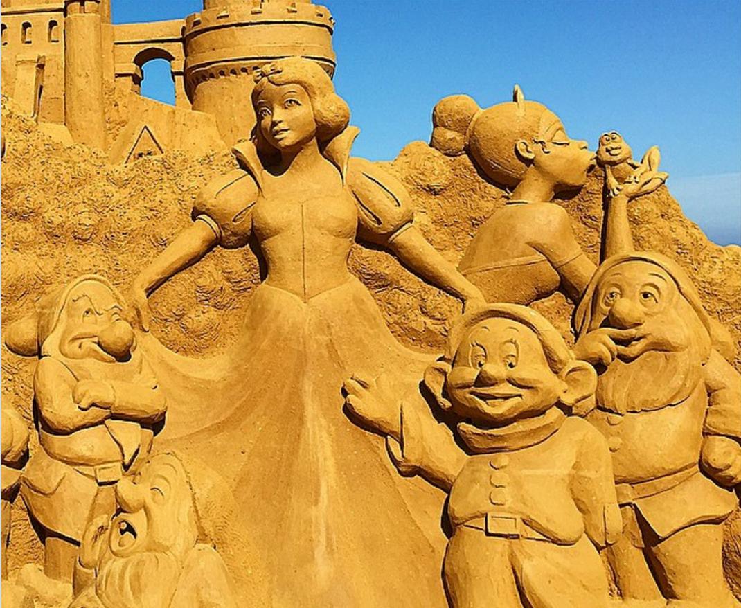 Disney Sand Castles Are Downright Magical