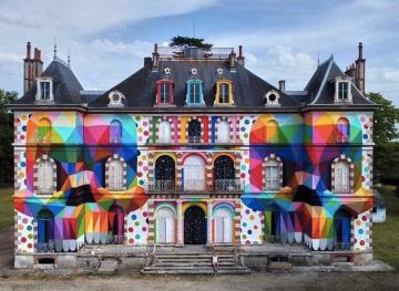 This Abandoned French Castle Was Transformed Into Colorful Street Art