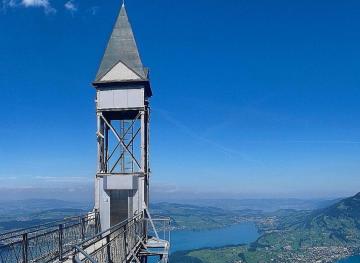 This Swiss Elevator Takes You Over 500 Feet Into The Sky