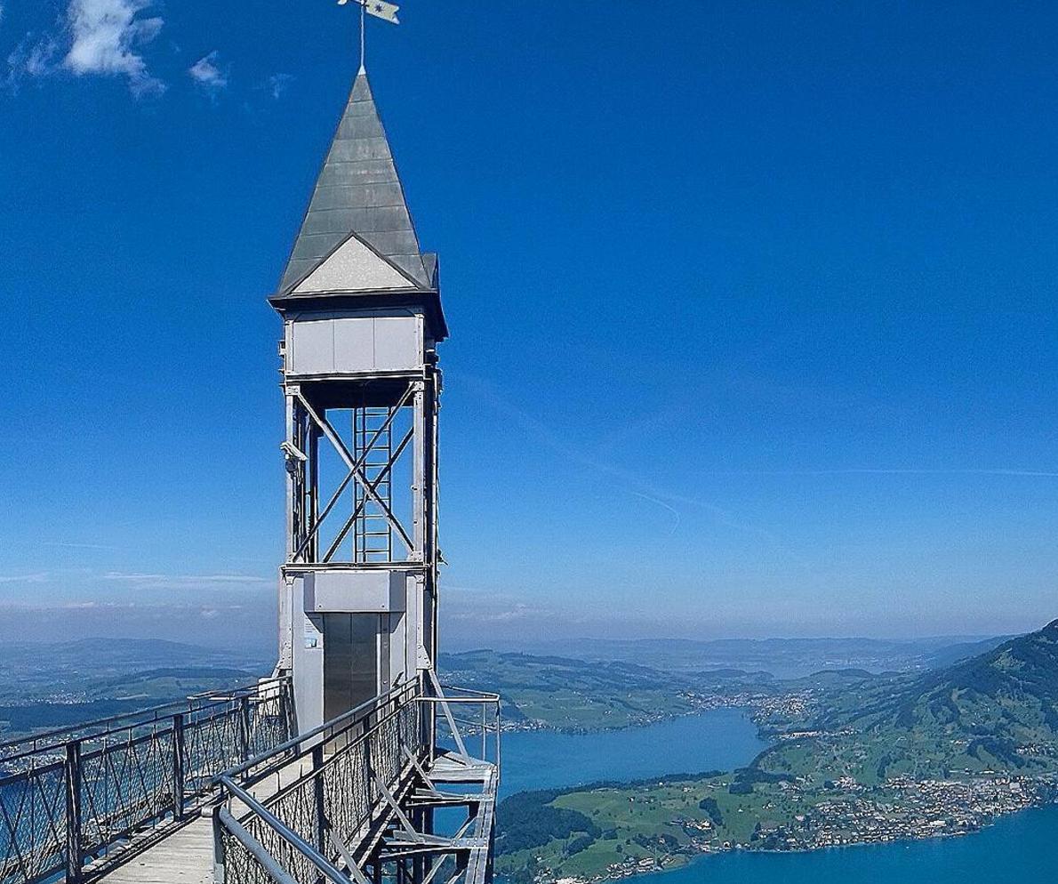 Hammetschwand Elevator Takes You Into The Sky