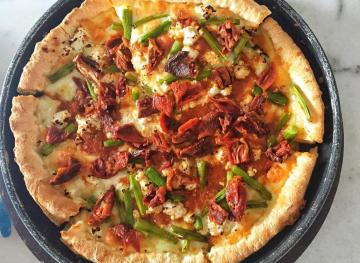Get Lit By Eating This Flaming Pizza