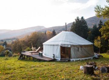 Do Some Cozy Glamping In This French Yurt Airbnb For Just $85