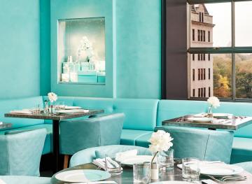 You Can Truly Eat Breakfast At Tiffany’s In This Aqua Blue Cafe
