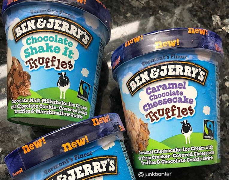 Ben And Jerry's Truffle Pints Have The Biggest Chunks Yet