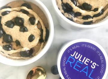 Indulge In This Blueberry Banana Mug Cake Without Wrecking Your Health Goals