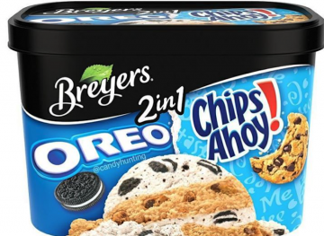 Breyers Is Rolling Out Two-In-One Ice Cream Flavors Like Oreo And Chips Ahoy