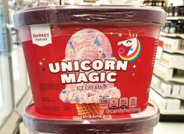 Target Is Rolling Out Unicorn Ice Cream And It’s Marbled With Bits Of Glitter Candy
