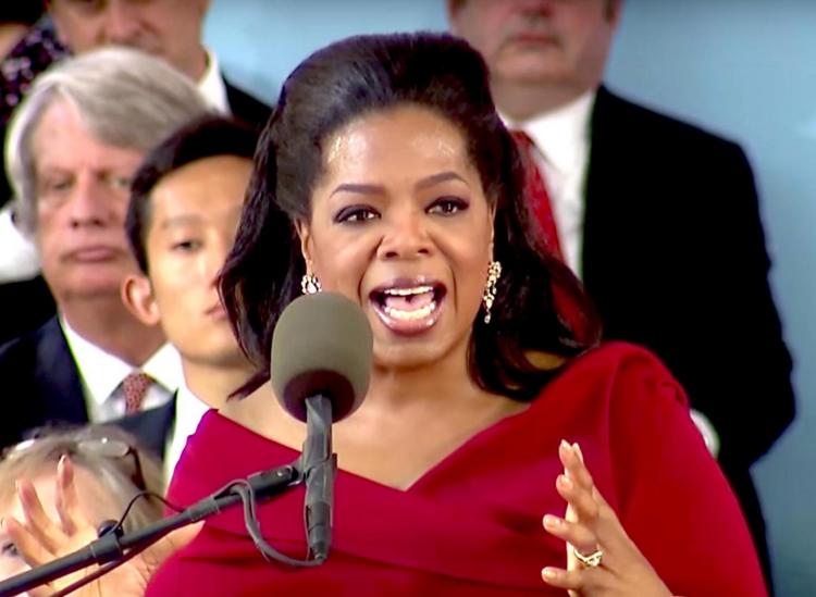 oprah winfrey graduation speech advice