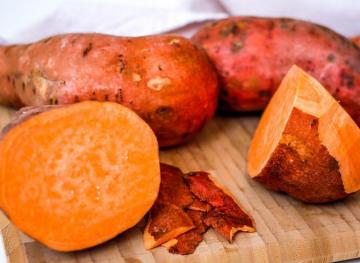 how to roast sweet potatoes whole