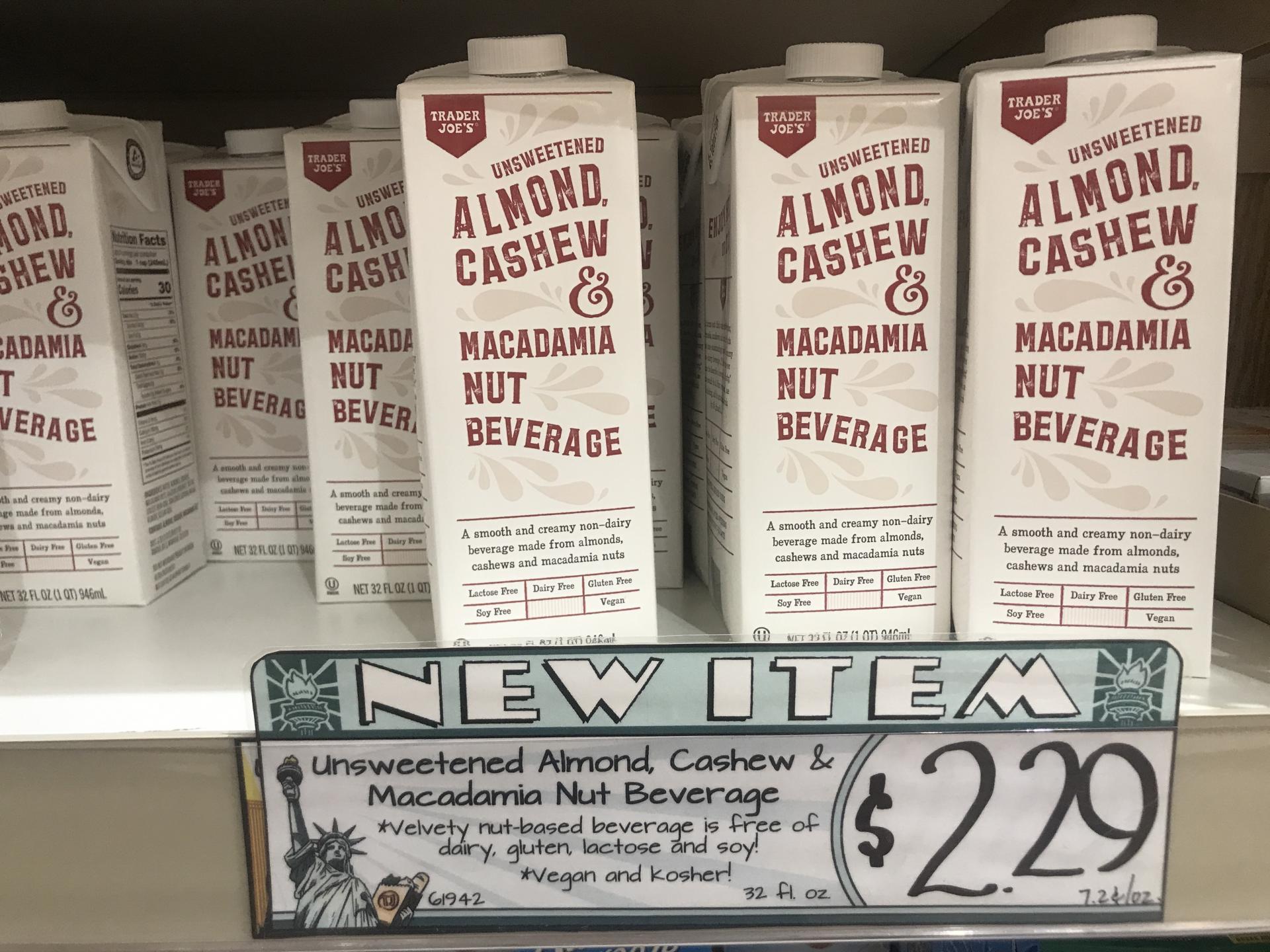 Trader Joe's Nut Milk Is The Best Combination Of Your Fave Nuts