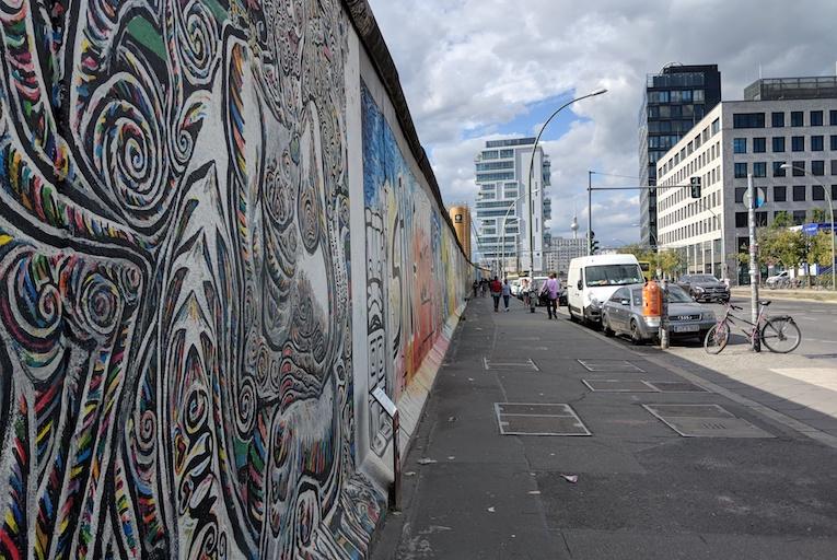 visiting the berlin wall