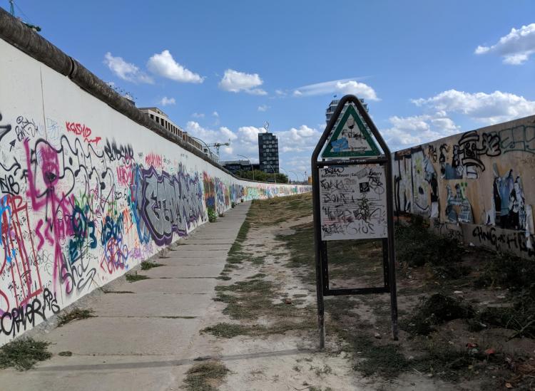 visiting the berlin wall