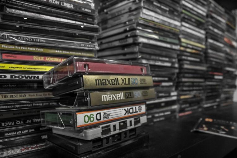 cds and cassettes