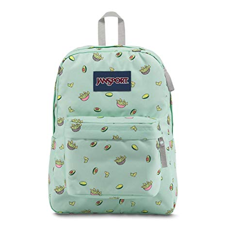 avocado printed backpack